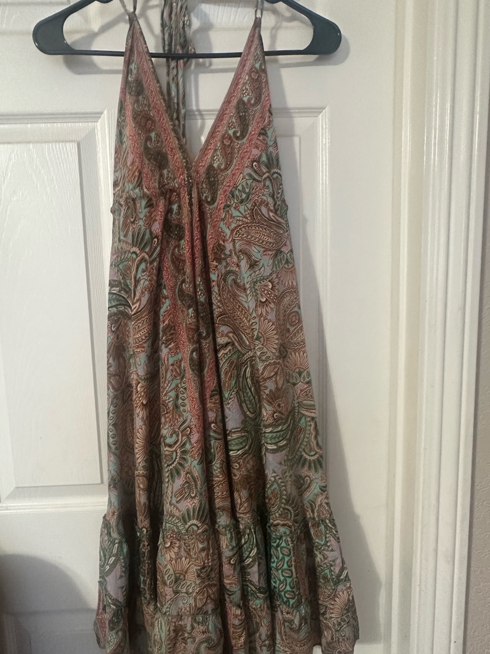Karma Highway Paisley Halter Dress